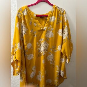 Yellow blouse